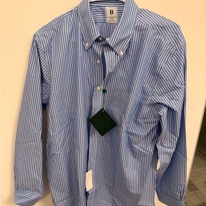 Brooks Brothers Blue and White Striped Shirt